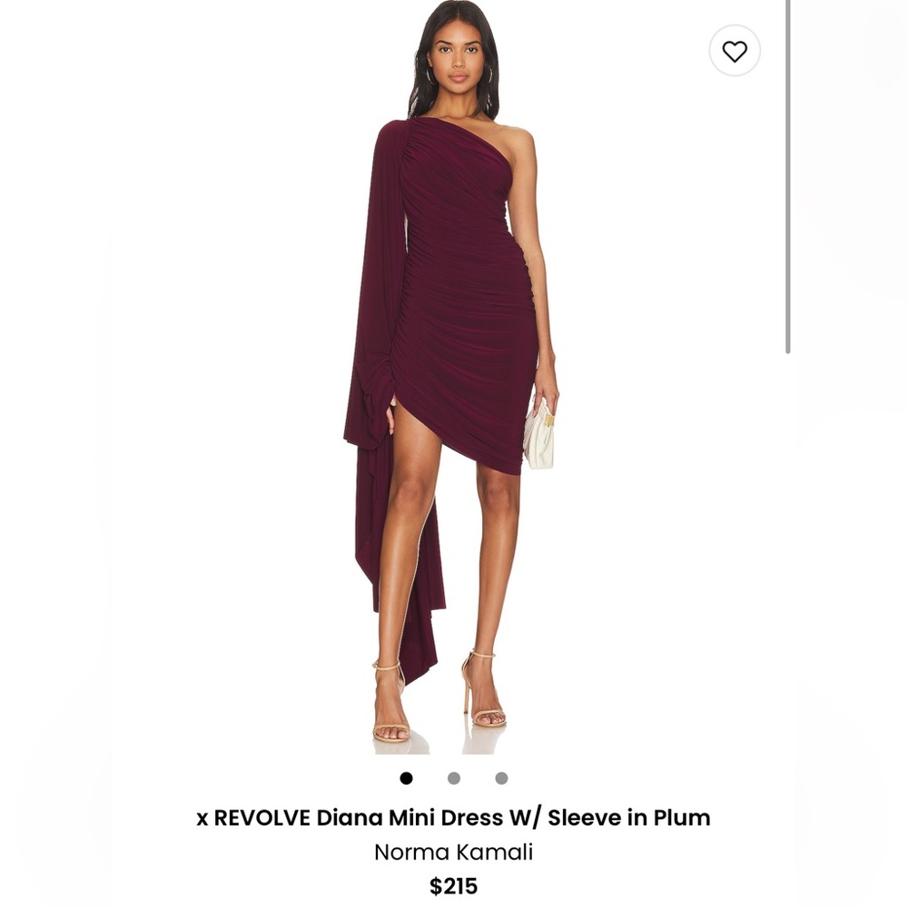 Norma Kamali x REVOLVE Diana Mini Dress w/ Sleeve